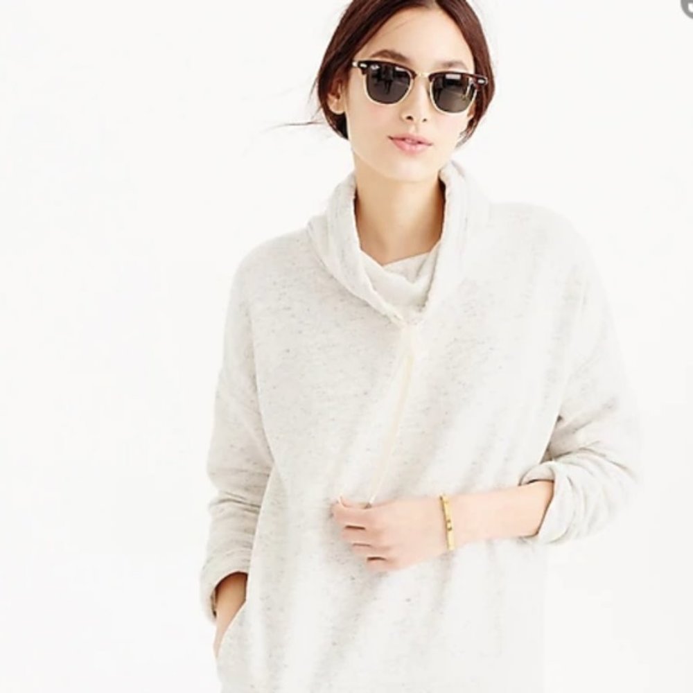 J CREW Cowlneck Pullover Grey